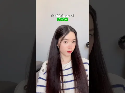 Kiểu tóc xinh hơn cực đơn giản 😍