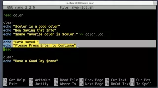 Shell Basics Writing a Shell Script Linux Tutorial 5