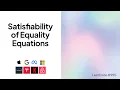 Satisfiability of Equality Equations Top Google Coding Interview Question