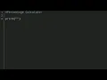 How to make Percentage Calculator with Python