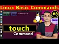 Linux Basic Command - 8 touch Command How To Create Blank File in Linux In Hindi
