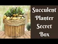 Succulent Planter Secret Box Boho Decor DIY Succulent DIY Dollar Tree Decor DIY