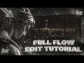How To Make a full flow Edit on After Effects full tutorial