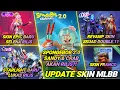SPONGEBOB PART 2 RILIS!? SKIN SANDY \u0026 MR CRAB, STARLIGHT LUKAS, REVAMP SKIN 11.11, EPIC SELENA DLL