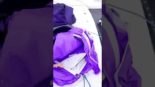 New sails… exciting and very crispy – if you know you know 😉⛵️ #sailingfamily #sailing #spinnaker