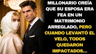 MILLONARIO CREÍA CASARSE CON UNA MUJER FEA, PERO AL VER SU ROSTRO, TODOS QUEDARON IMPACTADOS…