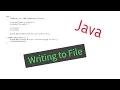 Java - Writing to a Text File Using FileWriter