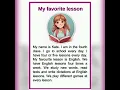 Download Lagu My favorite lesson| Read in English| Essay kid's My favorite lesson| English class Favorite lesson