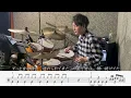【YOASOBI】祝福-叩いてみた【ドラム楽譜あり】(The Blessing)【Drum Cover】