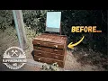 I made this free old dresser modern and boho