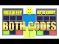 ROBLOX Nullxiety How To Get Both Codes