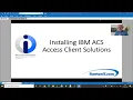 Installing IBM ACS - Access Client Solutions