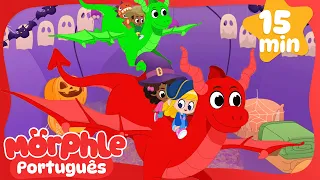 O Monstro do Halloween 🔴 MARATONA DO MORPHLE! 🔵 Desenhos Animados Infantis em Português