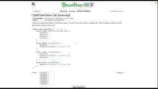Java Practice-it Introduction to Java Programming Self-Check 1 28 Confusing3