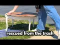The Previous Refinish Almost Ruined This Vintage Coffee Table