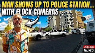 "Hero" Takes Flock Cameras Down and Drives Them to Police Station