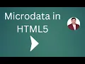 Microdata in HTML5