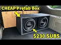 I Put 2 12s in a CHEAP Prefab Box And they SLAMMED CT Sounds STRATO Review