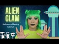Alien Glam Halloween Makeup Tutorial SMGLAMBEAUTY