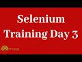 Selenium Training Day 3