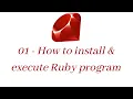 How to Install Ruby - Learn Ruby for beginners