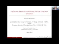 Dimitris Bertsimas Optimized Prediction of Mortality for LTA AI for Healthcare Equity Conference
