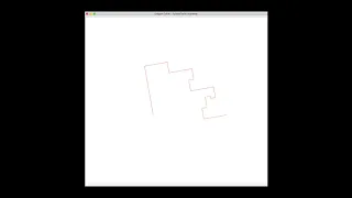 Drawing Process of Dragon Curve - Python Turtle Project