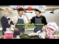 Download Lagu BTS Destroy kitchen 🤯🧑‍🍳🥘 // Taekook cooking together // Hindi dubbing // Part-1