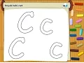 Alphabet Coloring Pages - Letter C Coloring Page