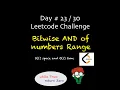 201 Bitwise AND of Numbers Range