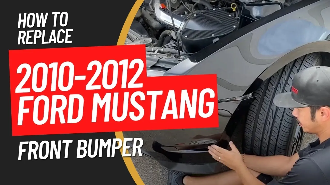 2010-2012 Ford Mustang : Front Bumper Painted (Aftermarket)