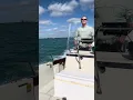 Boston Whaler 1989 Outrage 22 on Biscayne Bay underway