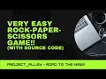 Rock Paper Scissors Game In Python and just 2 libraries