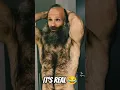 Hairiest man shaves it all off for her #hair #reaction #viral