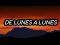 Manuel Turizo, Grupo Frontera - DE LUNES A LUNES (Letra/Lyrics)