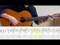 Tangerine Puppet by Donovan with TAB - Fingerstyle Guitar Tutorial