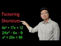 Factoring Shortcuts Algebra Lesson