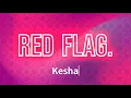 Download Lagu Kesha - RED FLAG. (Lyrics)