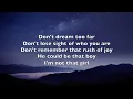 Idina Menzel- I'm Not That Girls Lyrics (From Wicked)