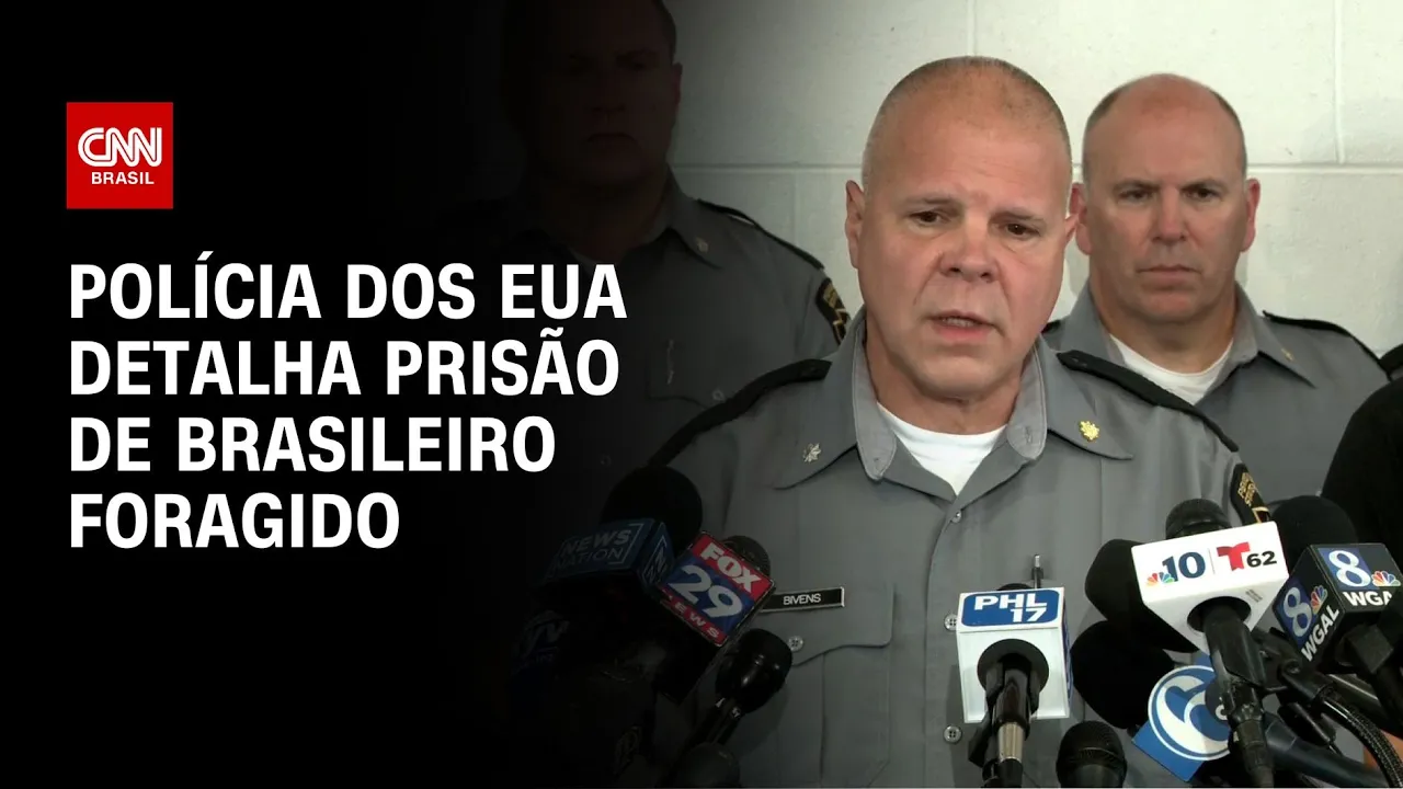Polícia dos EUA detalha prisão de brasileiro foragido | LIVE CNN