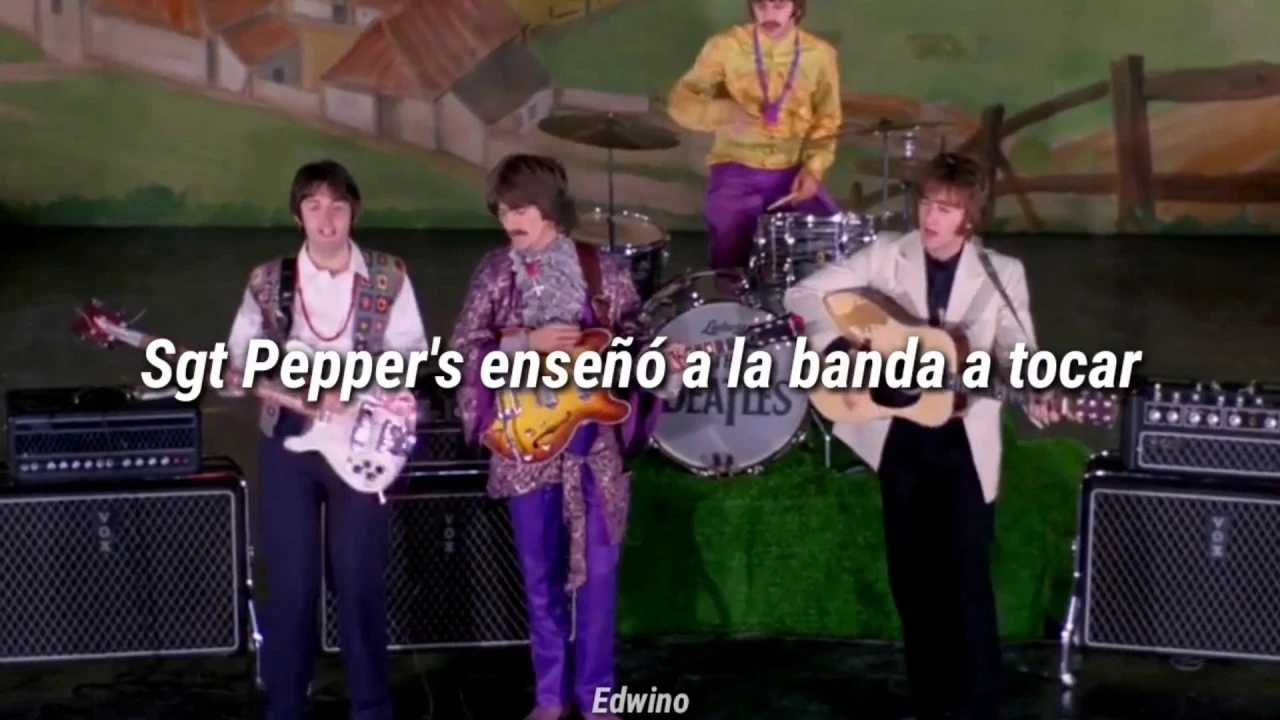 Sgt Pepper's Leonely Hearts Club Band (Letra) (Vídeo) // The Beatles