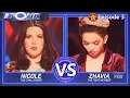 Download Lagu Nicole Boggs vs a VERY SICK Zhavia EPIC SING OFF with Results \u0026Comments The Four 2018 Episode 3