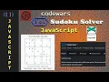 Codewars 3 kyu Sudoku Solver JavaScript Puppeteer Bot