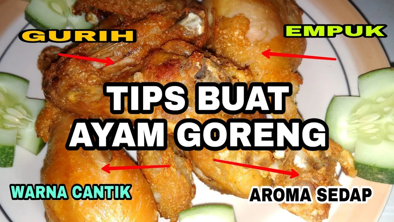 Resep ayam goreng padang Bahannya : 1 kg daging ayam 250 gr lengkuas (di parut) 2 butir telur 6 siu. 