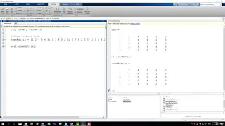 052 Sorting Matrices with MATLAB