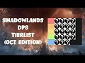 Shadowlands M DPS Rankings BEST and WORST DPS Rankings October Tierlist