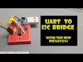 UART to I2C using the Microchip PIC16F15214 8 pin Microcontroller