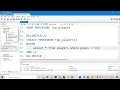 STORED PROCEDURES