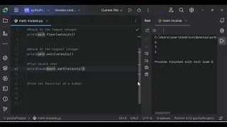 Beginner Python Tutorial - Math module