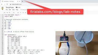 Kitchen Thermometer - Python likes Turkey a micro bit